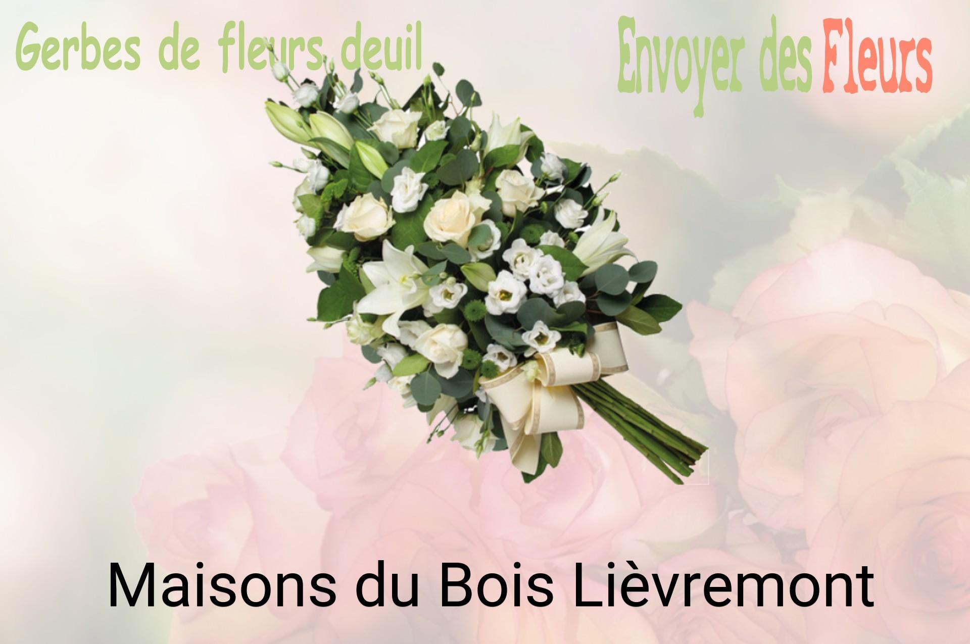 Gerbe de fleurs de deuil livrée à Maisons-du-Bois-Lièvremont